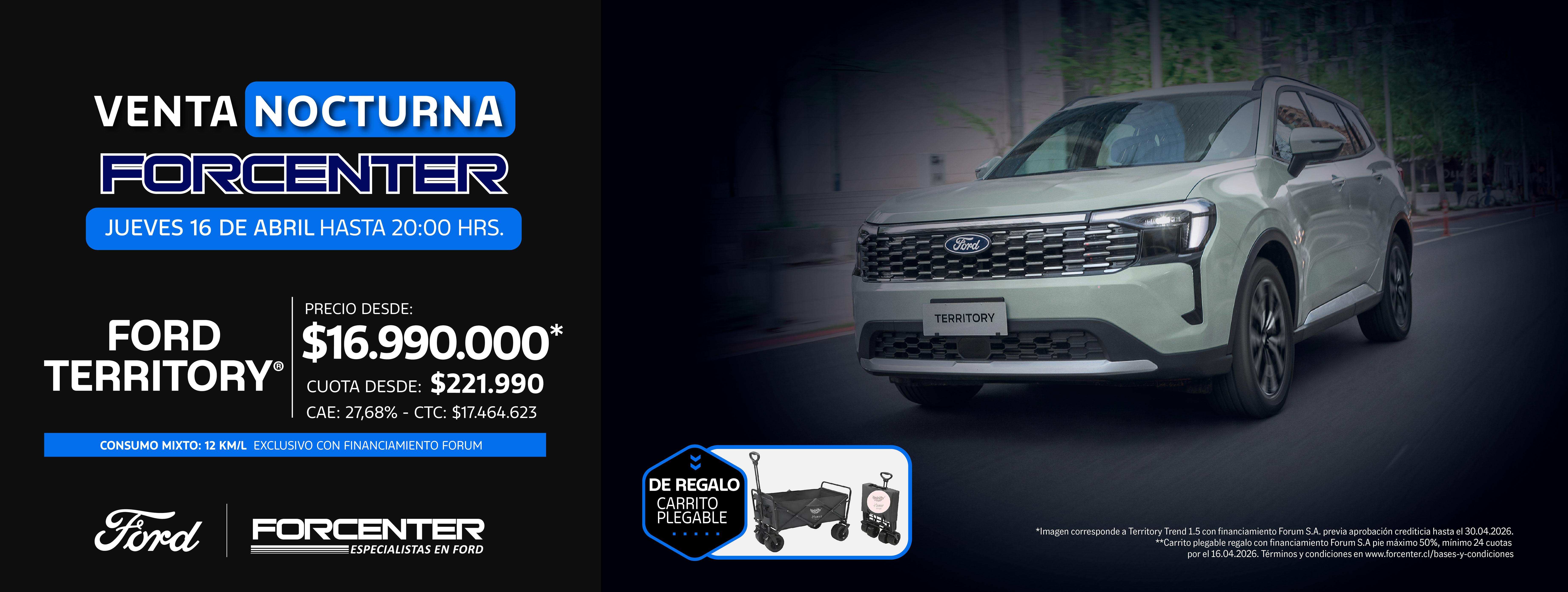 VENTA NOCTURNA FORD